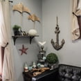 thumbnail image 3 of Zeckos Hand Stained Wood Anchor and Rope Wall Hanging 24 inch, 3 of 9