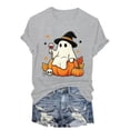 thumbnail image 5 of Leey-World Womens Halloween Shirt Halloween Shirts for Women Cute Graphic Tees Fall Cute Shirt Halloween Party Clothes Short Sleeve Casual Tops Holiday Outfits, 5 of 7