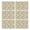 Beige Highland Cow-1, variant on Beige Highland Cow Flower Pajama Pattern Summer Placemats Table Placemats Set Of 6-Linen Kitchen Washable Placemats Table Mats 11.8"x17.7" Non-Slip Heat Resistant