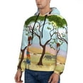 thumbnail image 2 of Bingfone African Women Men'S Drawstring Hoodie Long Sleeve Pocket Sweatshirts-3x-Large, 2 of 9