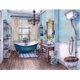 thumbnail image 1 of Wdftyju Kit 5D imágenes de diamantes de imitación DIY vista de baño pintura de diamante de taladro redondo completo Wdftyju 6yp4vq5na3ge7by3, 1 of 9