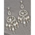 thumbnail image 1 of Jewelry - Rhinestone and Pearl Chandelier Earrings, 1 of 1