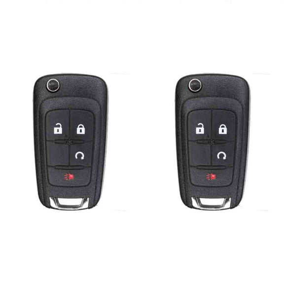 Eye4Techs Replacement Flip Key Fob for Chevrolet Sonic 2012 FCC OHT01060512 OHT01060512 V2T01060512 V2T01060514 AVL-B01T1AC Part Number 20873622 20835400 20873620 Pack of 2
