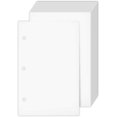 thumbnail image 6 of 3 Hole Punched Bright White Half Letter Size Regular Paper - For 3 Ring Binders and Clipboards | 8.5 x 5.5" | 24lb Bond, 60lb Text, 90 GSM | 250 Sheets per Pack, 6 of 6