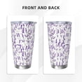 thumbnail image 3 of Fotbe Lavender Flowers Pattern 20 oz Tumbler Stainless Steel Vacuum Insulated Coffee Ice Cup Double Wall Travel Flask Leak-proof Coffee Cup-Without Straw, 3 of 8