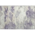 thumbnail image 2 of Addison Rugs Mayfield Washable Transitional Soft Abstract Purple Rectangle Rug, 1'8" x 2'6", 2 of 5