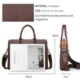 thumbnail image 4 of FSD.WG]Business Bag Leather Briefcase Shoulder Laptop Business Bag for Men, 4 of 6