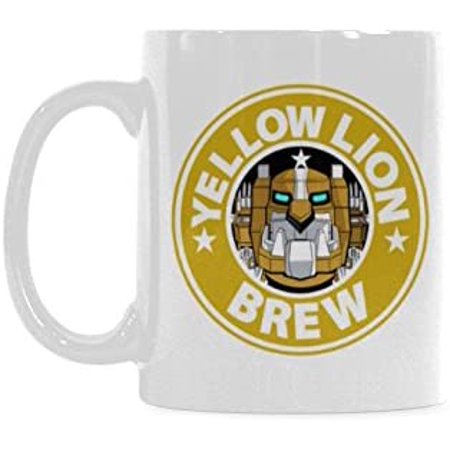 

Voltron Coffee Mug Ceramic Material Mugs Tea White 11oz