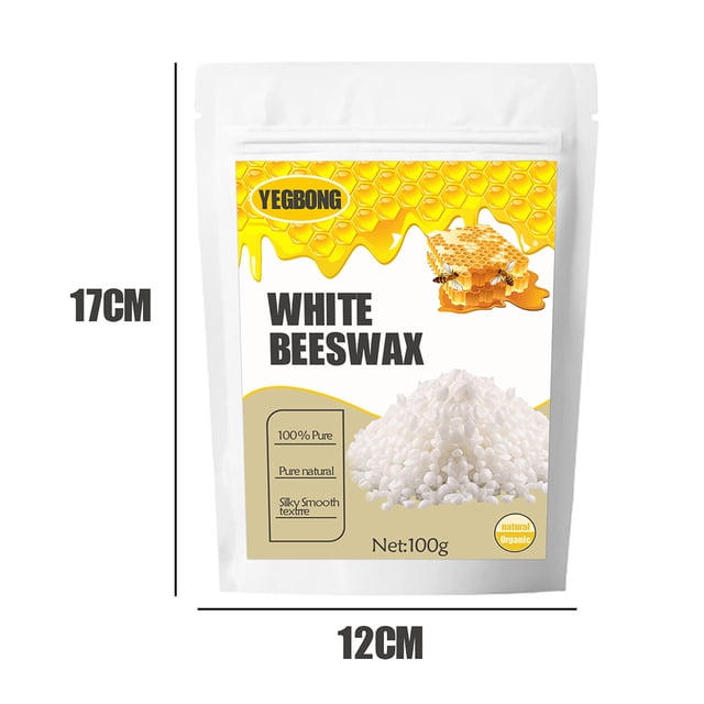 Cera De Abeja Natural Natural inodoro sin cuentas de cera de abejas añadidas vela lápiz labial fabricación de jabón Material de bricolaje Sywqhk Libre de BPA