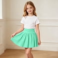 thumbnail image 7 of ATOGUTA Tennis Skirts for Girls Mint Green A Line Skirt with Built-in Shorts Athletic School Uniform Skirts for Teen 5T-16, 7 of 7