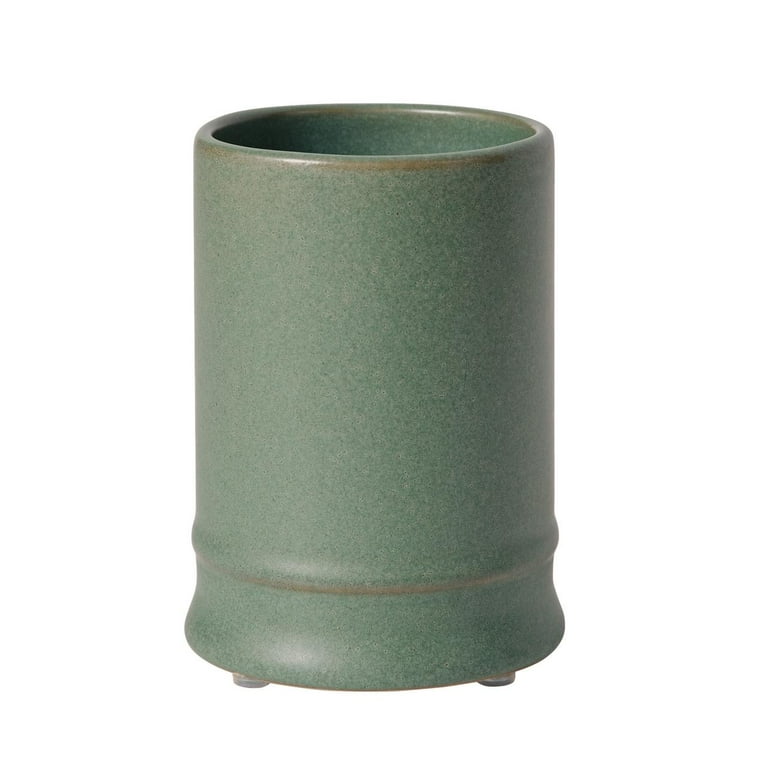 Better Homes & Gardens 3-Piece Ceramic Bathroom Set, Green photo 5