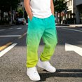 thumbnail image 4 of RUTAYY Boys Cargo Pants Gradient Straight Leg Casual Trousers with Front Pockets Outdoor Activity, Green, 4 of 7