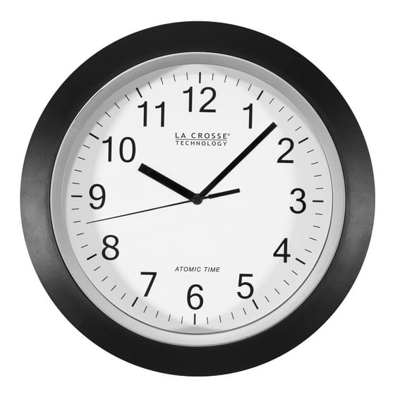 Better Homes and Gardens 12 Inch Analog Atomic Wall Clock