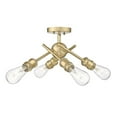 thumbnail image 2 of Axel 4-Light Semi-Flush in Brushed Champagne Bronze, 2 of 7