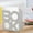 White, variant on UttpKLBx Home Decor Clearance 2 Pairs Bookends, Book, Letter Pattern Metal Book Stand Supports for Bookshelf Decoration Gift College Student Gifts (White)