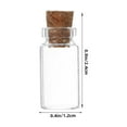 thumbnail image 2 of Hemoton 12Pcs Glass Bottles Cork Stoppers DIY Decoration Mini Glass Vials Small Glass Bottles Jars Corks Glass Bottle Vial Cork Bottle (L), 2 of 8