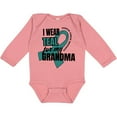 thumbnail image 3 of Inktastic I Wear Teal for My Grandma Ovarian Cancer Awareness Boys or Girls Long Sleeve Baby Bodysuit, 3 of 5