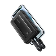 Anker 20,000mAh Power Bank, 30W Fast Charging, Built-In USB-C + MFi Lightning Cables, USB-C & USB-A