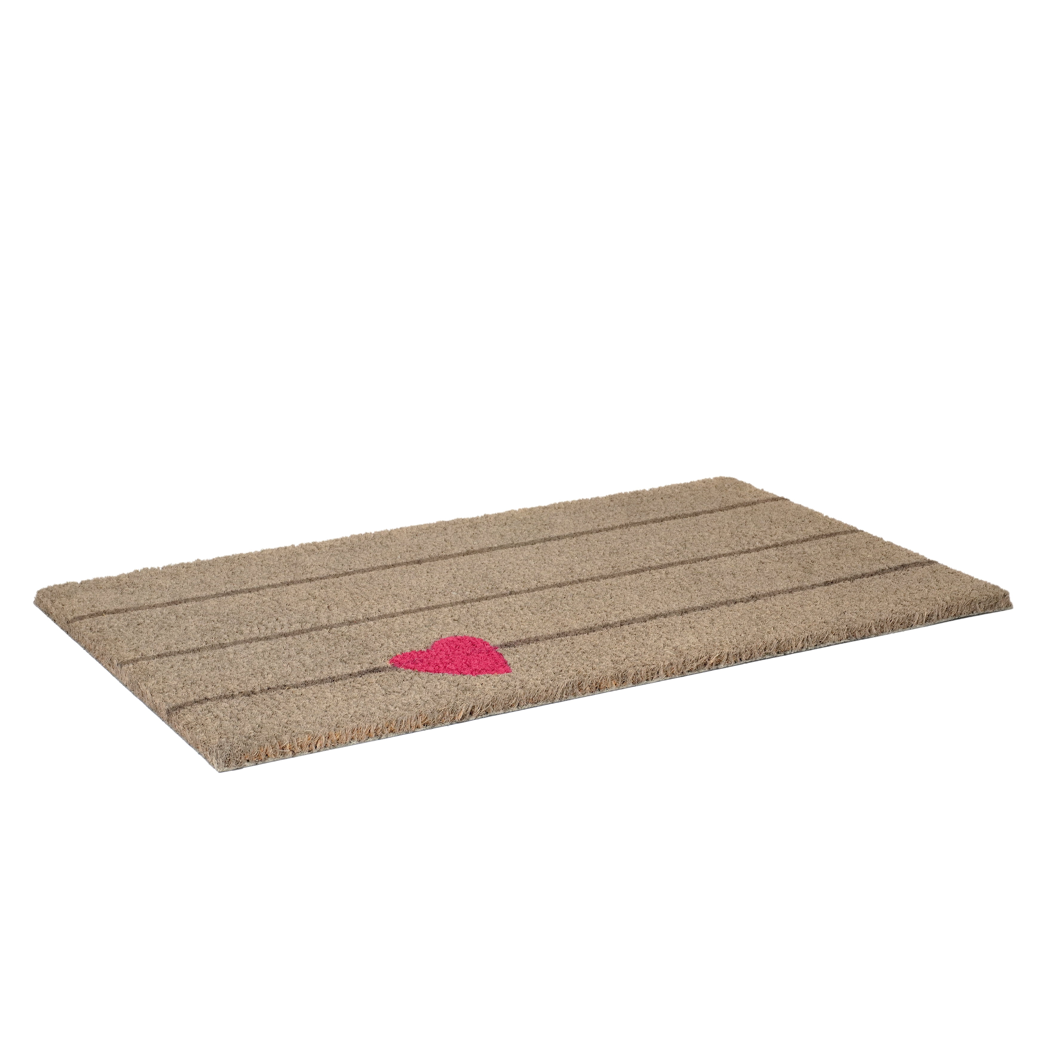 Calloway Mills 105071729 Pink Heart Doormat