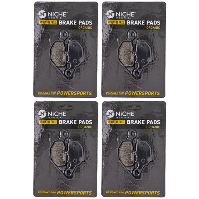 Niche Brake Pad Set for Suzuki RM85 RM85L Rear Organic Motorcycle 4 Pack 519-KPA2558D