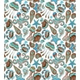 thumbnail image 3 of Crabs Duvet Cover Set, Illustration of Sea Life Crabs Octopus Shells Starfish and Medusa Marine Print, Decorative 2 Piece Bedding Set with 1 Pillow Shams, Twin Size, Turquoise Brown, by Ambesonne, 3 of 3