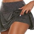 thumbnail image 1 of PENGXIANG Women‘s Pure Color Elastic High Waist Plain Exercising Skirt, 1 of 7
