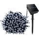 thumbnail image 1 of Nuevas 100 piezas de luces navideñas solares LED cadena de luces decoración navideña guirnalda de luces navideñas blancas, 1 of 5