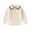 Beige, variant on QQAMB Girls Sweaters Turndown Collar 1/4 Zipper Knitted Solid Color Long Sleeve Pullover Tops,5 Years