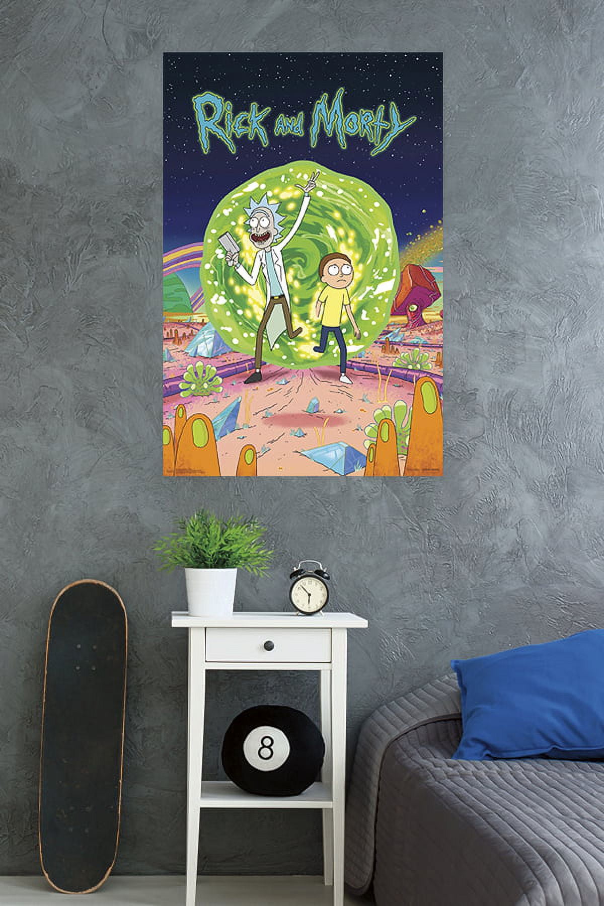 Rick And Morty - Cover Wall Poster, 22.375" x 34"
