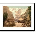 thumbnail image 2 of Historic Framed Print, Stilferjoch (i.e. Stilfer Joch) Weisser Knott Tyrol Austro-Hungary, 17-7/8" x 21-7/8", 2 of 9