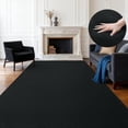 thumbnail image 5 of Buganda Soft Area Rugs, Low Pile Area Rug for Living Room Bedroom, Non Slip Washable Decor Carpet, 5'x8', Black, 5 of 6