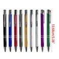 thumbnail image 2 of 10x Smooth Ballpoint Pen Work Pen with Super Soft Grip Metal Press Writing Pens, 2 of 21