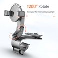 thumbnail image 4 of Universal 360 Rotating Cell Phone GPS Car Dashboard Mount Phone Holder Stand Hud Clip-On Cradle Phone Bracket Car Holder green 1pc, 4 of 6
