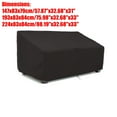 thumbnail image 3 of 3 Sizes Outdoor Patio Furniture Cover Oxford Sofa Protection Patio Rain Snow Dustproof Furniture Covers, 3 of 7