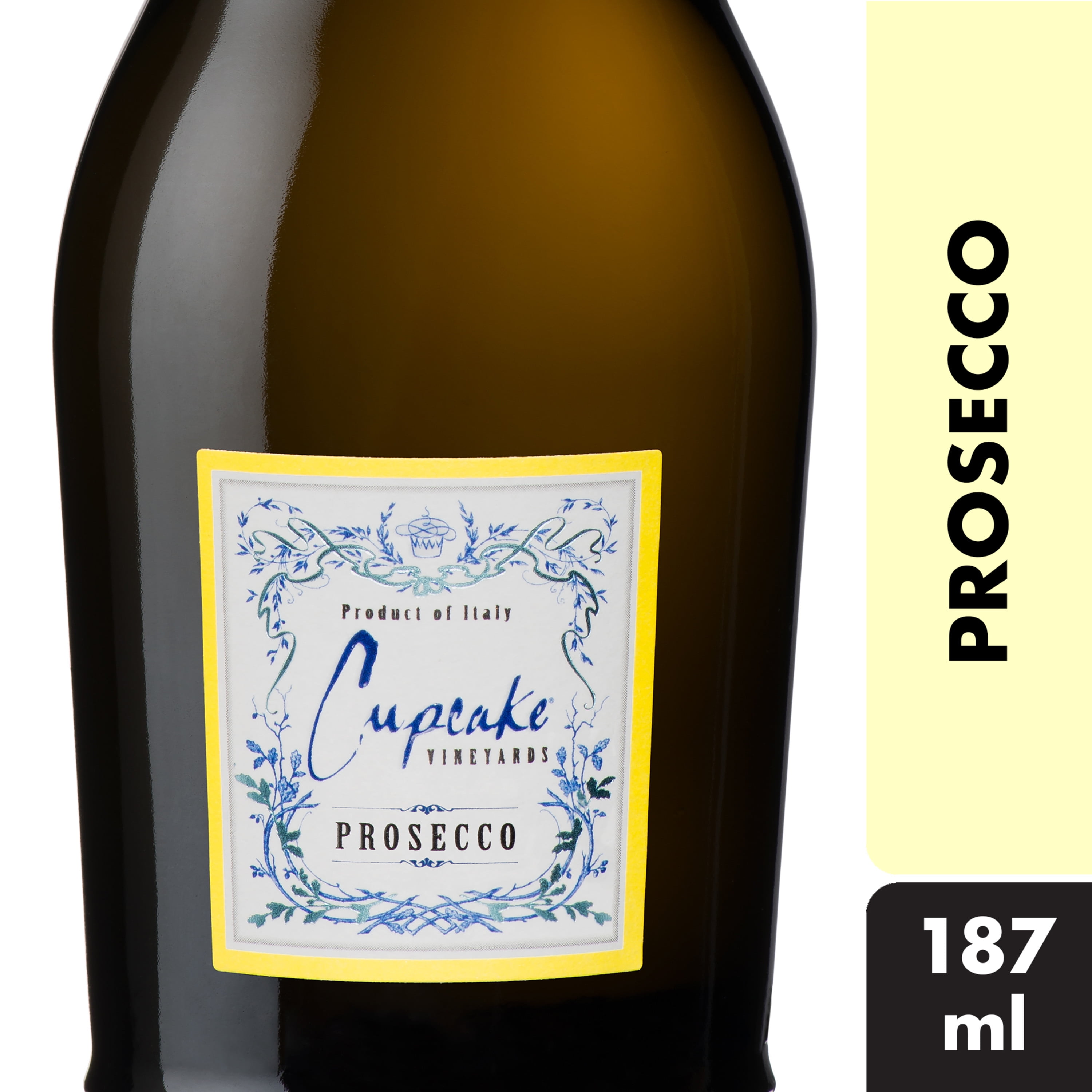 Cupcake Vineyards Prosecco Sparkling Wine 187ml Italy Walmart Com Walmart Com