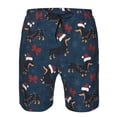 thumbnail image 4 of Naloa Christmas Dachshund Men's Beach Shorts, Surfing shorts, Swim trunks, Quick Dry Swim Trunks for Surfing Beach Fun - XX-Large, 4 of 9