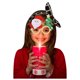 thumbnail image 3 of XWSHYW Decoraciones Navideñas Adornos Navideños para Adultos y Niños, Astas, Decoración de Papá Noel, Gafas, 3 of 6