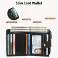 thumbnail image 5 of FALAN MULE Wallet for Woman Small Bifold RFID Blocking Leather Card Holder Wallet With Zipper Coin Pocket, 5 of 8