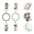 thumbnail image 4 of 2 pinzas para suéter, chal, cárdigan, cuello, vestido, bufanda, hebillas, 4 of 6