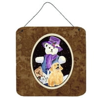 Carolines Treasures SS8954DS66 Golden Retriever Aluminum Metal Wall or Door Hanging Prints, 6 x 6", Multicolor