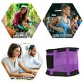 thumbnail image 5 of Unique Bargains Breathable Back Brace Lumbar Support Mesh Design Adjustable Straps Lower Back Brace Purple Size M, 5 of 7