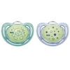 NUK Airflow Glow-in-the-Dark Pacifiers, 0-3 Months, 2-Pack