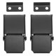thumbnail image 1 of 2pcs Useful Stainless Steel Loaded Hasp Durable Storage Box Buckle (Black), 1 of 2