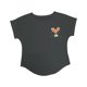 thumbnail image 4 of Camiseta de mujer con cuello redondo y manga corta, camiseta informal para mujer, camisetas de verano para pesca, compras, desplazamientos, caminar, s Gris oscuro, 4 of 10