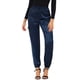 thumbnail image 1 of Pantalones cargo de satén sedoso de tiro alto elástico con cordón para mujer Azul real L, 1 of 6