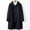 Navy, variant on AOOCHASLIY Women 2023 Tops Clothes Fashionable Womens Cardigan Solid Color Long Sleeved Woolen Casual Coat Top