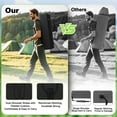 thumbnail image 4 of Portable Camping Chair with Canopy - Folding Chair with Canopy, Durable 600D Oxford Canopy Chair for Camping, Beach, Picnics, Fishing & Sports, 4 of 10