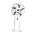 thumbnail image 2 of Ventilador Portátil, Ventilador De Mano Recargable Por USB Para Acampar, Oficina, Interior Y Exterior, 2 of 9