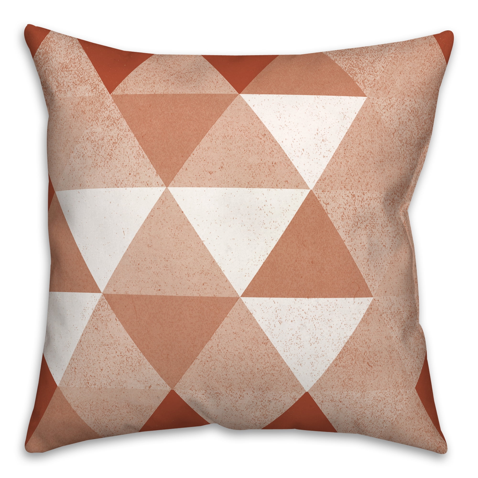 Creative Products Terra Cotta Tri-Block 18x18 Indoor / Outdoor Pillow