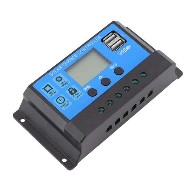 Solar Charge Controller, 12V 24V Solar Panel Charger Controller PWM Charging For Industry 60A